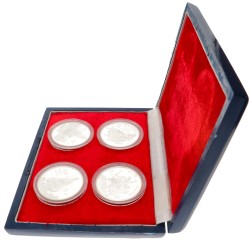 China. People's Republic. Coin set of four 5 Yuan coins - Historical Figures series II. 1985.