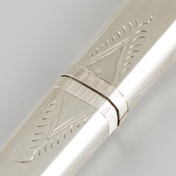 Naaldenkoker (Middelburg, Nederland, Karel Beun 1811-1816) zilver.