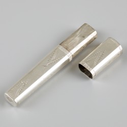 Naaldenkoker (Middelburg, Nederland, Karel Beun 1811-1816) zilver.