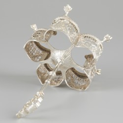 Cruet stand (Verenigd Koninkrijk Londen 1849 Charles Thomas & George Fox) zilver.