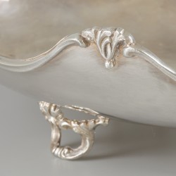 Pronkschaal / tafelstuk zilver.