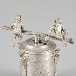 Pepermolen zilver.