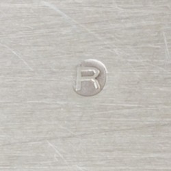 Dienblad zilver.