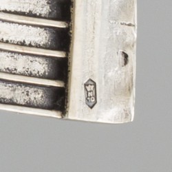 Miniatuur korenmolen zilver.