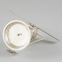 Miniatuur korenmolen zilver.