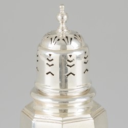 Strooibus zilver.