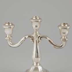 Kandelaber zilver.