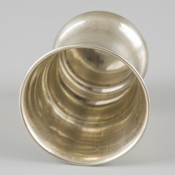 Drinkbeker zilver.
