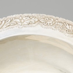 Fruitschaal zilver.