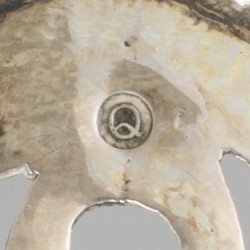 Bonbonmandje zilver.