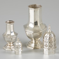 2-delig lot strooibussen zilver.