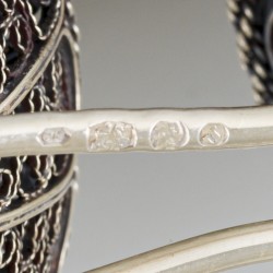 2-delig set broeksknopen Zuid-Beveland zilver.