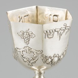 Kiddush beker zilver.