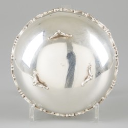 Druivenschaal zilver.