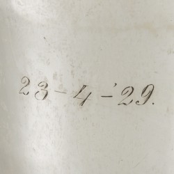Geboortebeker zilver.