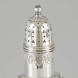 Strooibus zilver.