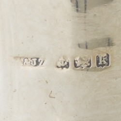 Inktpot zilver.
