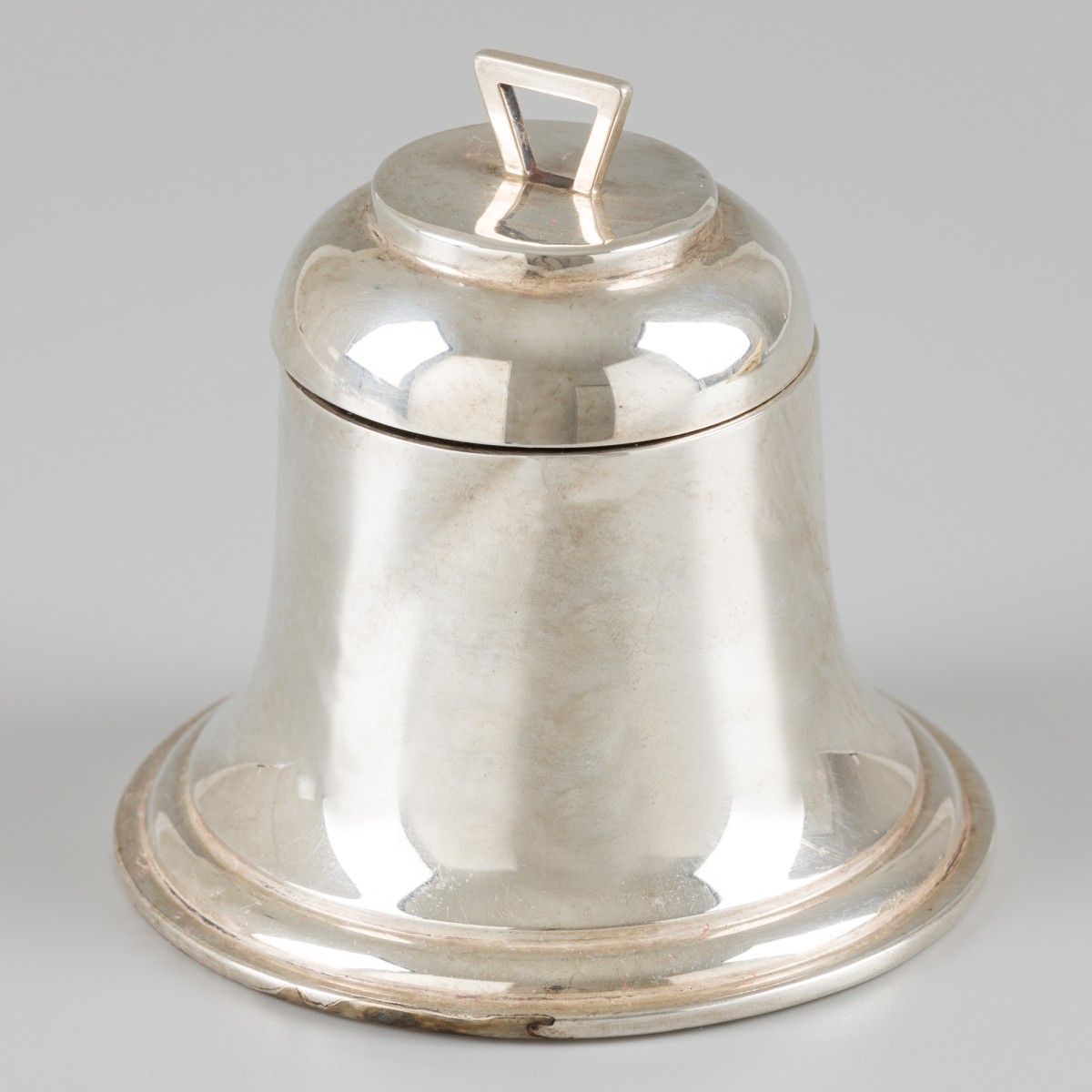 Inktpot zilver.