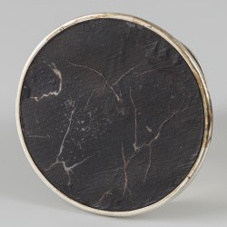 Inktpot zilver.