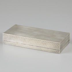 Sigarendoos zilver.