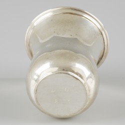 Lepelvaasje zilver.