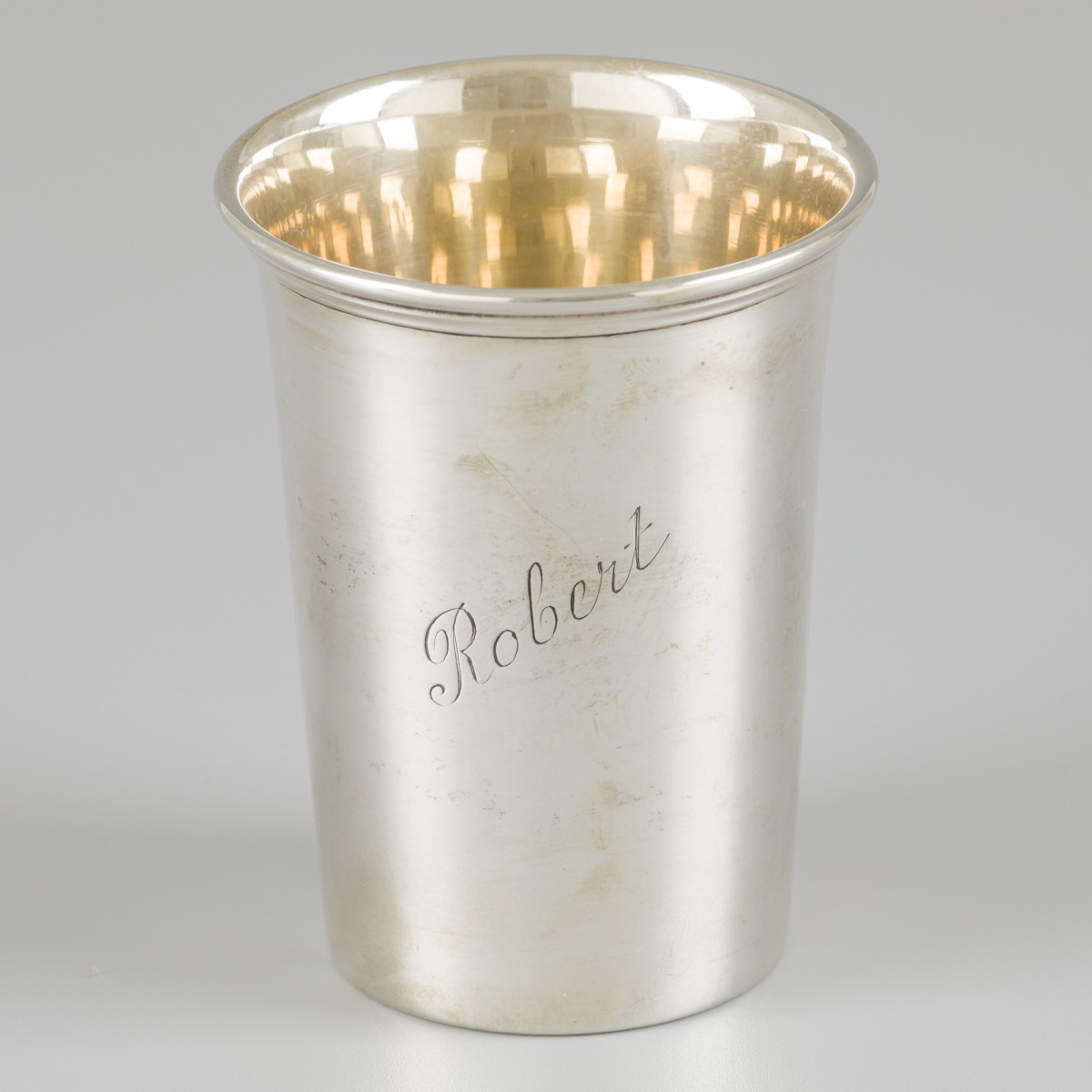 Geboortebeker zilver.