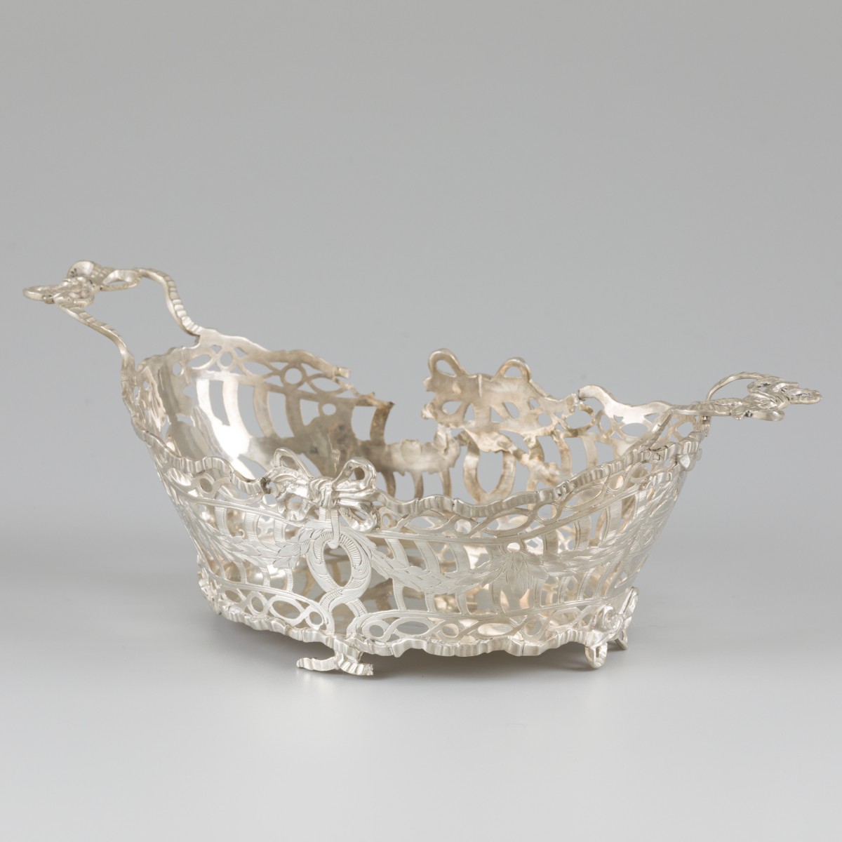 Bonbonmand (Amsterdam 1779, mogelijk Johannes B. Feltrup 1761-1807) zilver.
