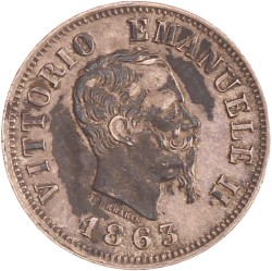 Italy. Kingdom. Vittorio Emanuele II. 50 Centesimi. 1863 M.