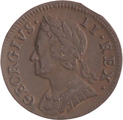 Great Britain. George II. Farthing. 1749.