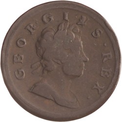 Great Britain. George I. Halfpenny. 1718.