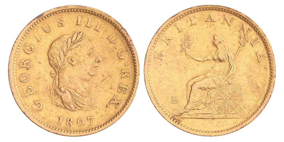 Great Britain. George III. Halfpenny. 1807.