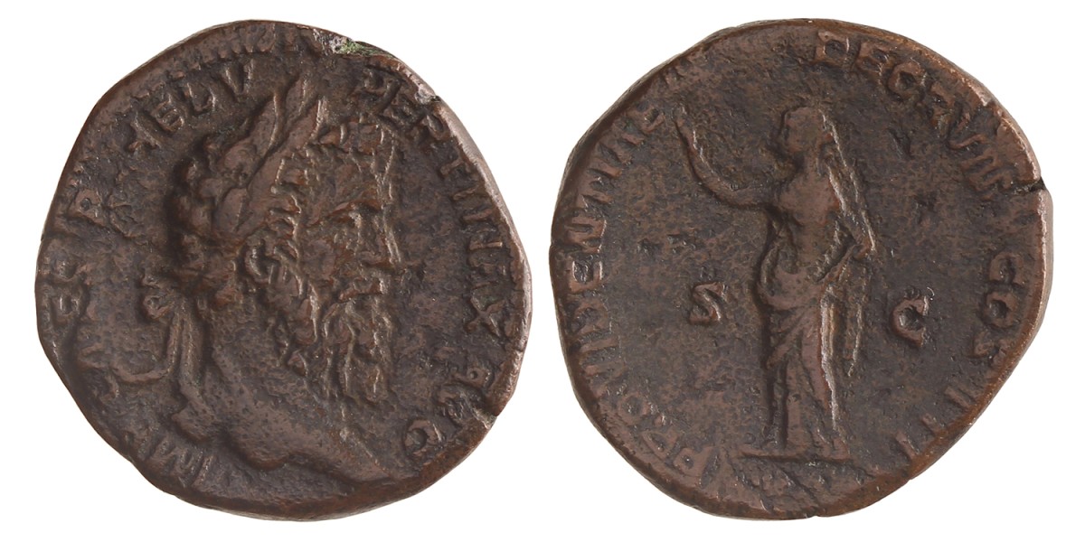 Roman empire. Pertinax. Sestertius. N.D. (192 - 193 AD).