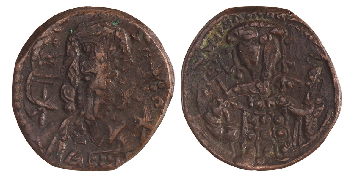 Byzantine empire. Michael VII Ducas. AE Follis. N.D. (1071 - 1078).