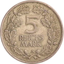Germany. Weimar republic. 5 Mark - 1000th anniversary of the Rhineland. 1925 A.
