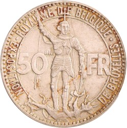 Belgium. Leopold III. 50 Francs. 1935.