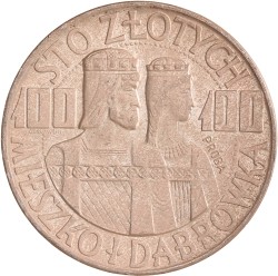 Poland. People's republic. 10 Zlotych - Silver pattern: Polish Millennium. 1966.