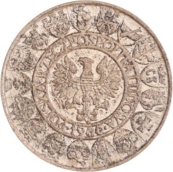 Poland. People's republic. 10 Zlotych - Silver pattern: Polish Millennium. 1966.