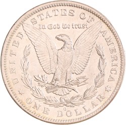 USA. 'Morgan' dollar. 1884 O.