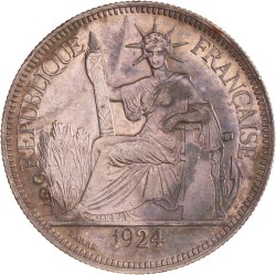 French Indochina. Piastre. 1924 A.
