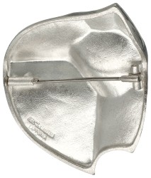 Sterling zilveren 'Labyrinth' broche door Finse designer Björn Weckström voor Lapponia.