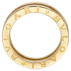 Bvlgari B.zero1 18 kt. geelgouden een-bands ring.