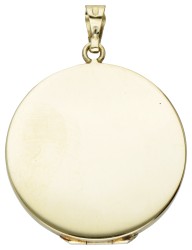 Vintage 14 kt. geelgouden medaillon hanger.