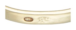 Vintage 14 kt. geelgouden ring bezet met ca. 5.58 ct. turkoois.