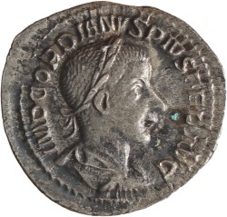 Roman empire. Gordianus. Denarius. N.D. (238 - 244 AD).