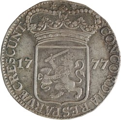 Zilveren dukaat. Zeeland. 1777. Zeer Fraai.