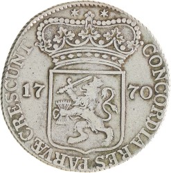 Zilveren dukaat. Zeeland. 1770. Zeer Fraai -.