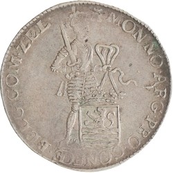 Zilveren dukaat. Zeeland. 1761. Zeer Fraai / Prachtig.