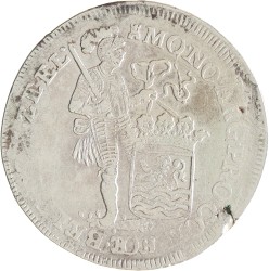 Zilveren dukaat. Zeeland. 1735. Zeer Fraai.