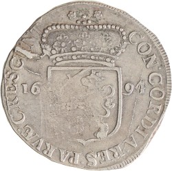 Zilveren dukaat. Zeeland. 1694. Zeer Fraai.