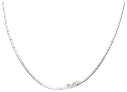 18 kt. Witgouden collier bezet met ca. 2.03 ct. diamant.